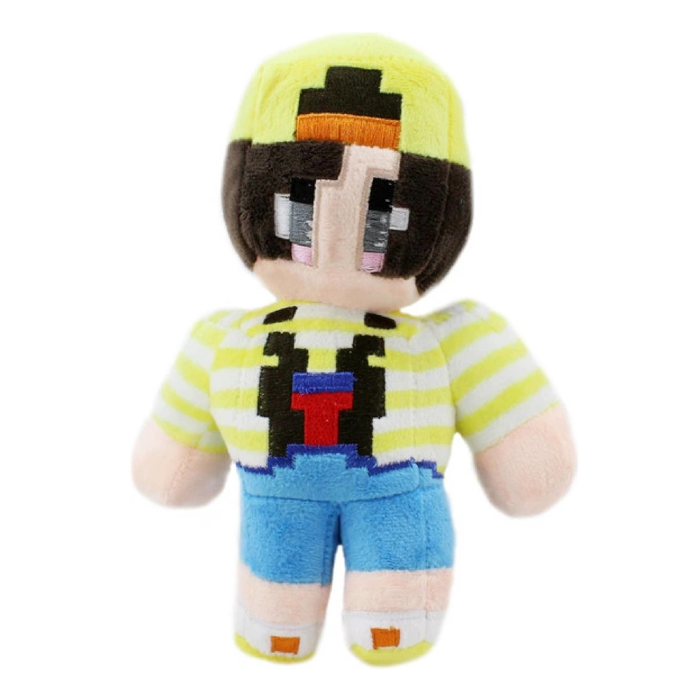 Levně Toybit Plyšová hračka Minecraft Steve skin ocelot 19cm