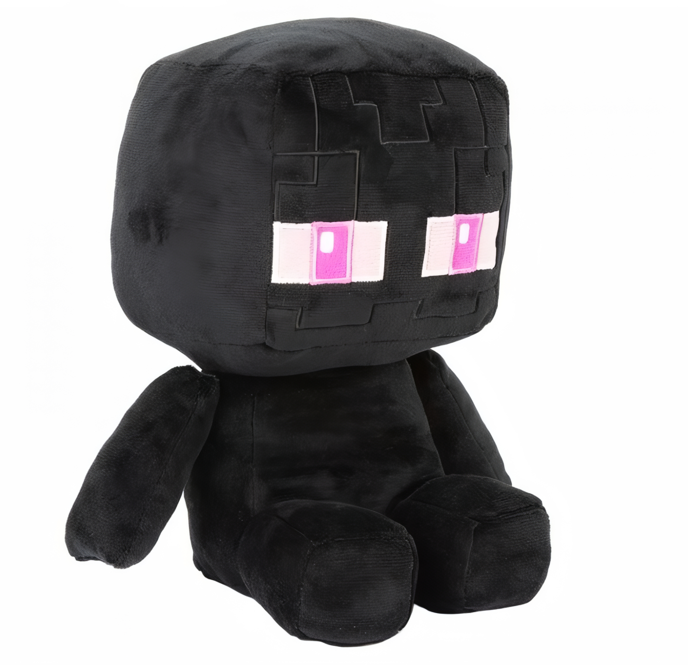 Toybit Plyšová hračka Minecraft Enderman Pixel maxi 25cm