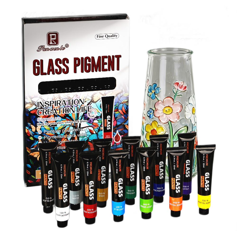 Toybit Velká sada barev na sklo Pigment 12ks