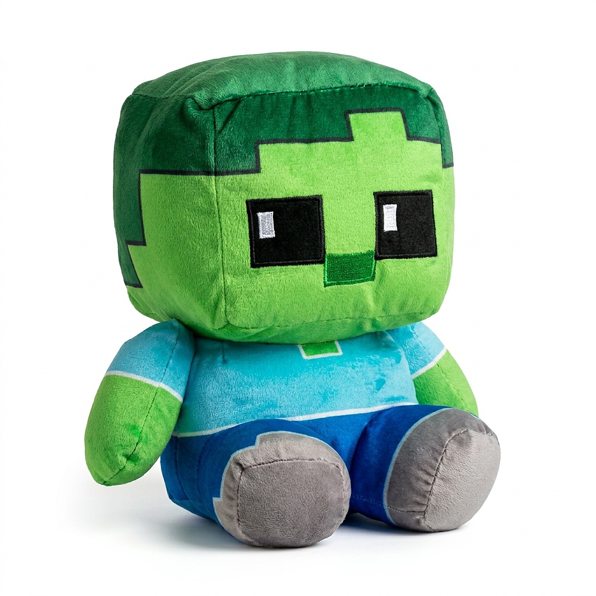 Toybit Plyšová hračka Minecraft Zombie Steve Pixel maxi 25cm