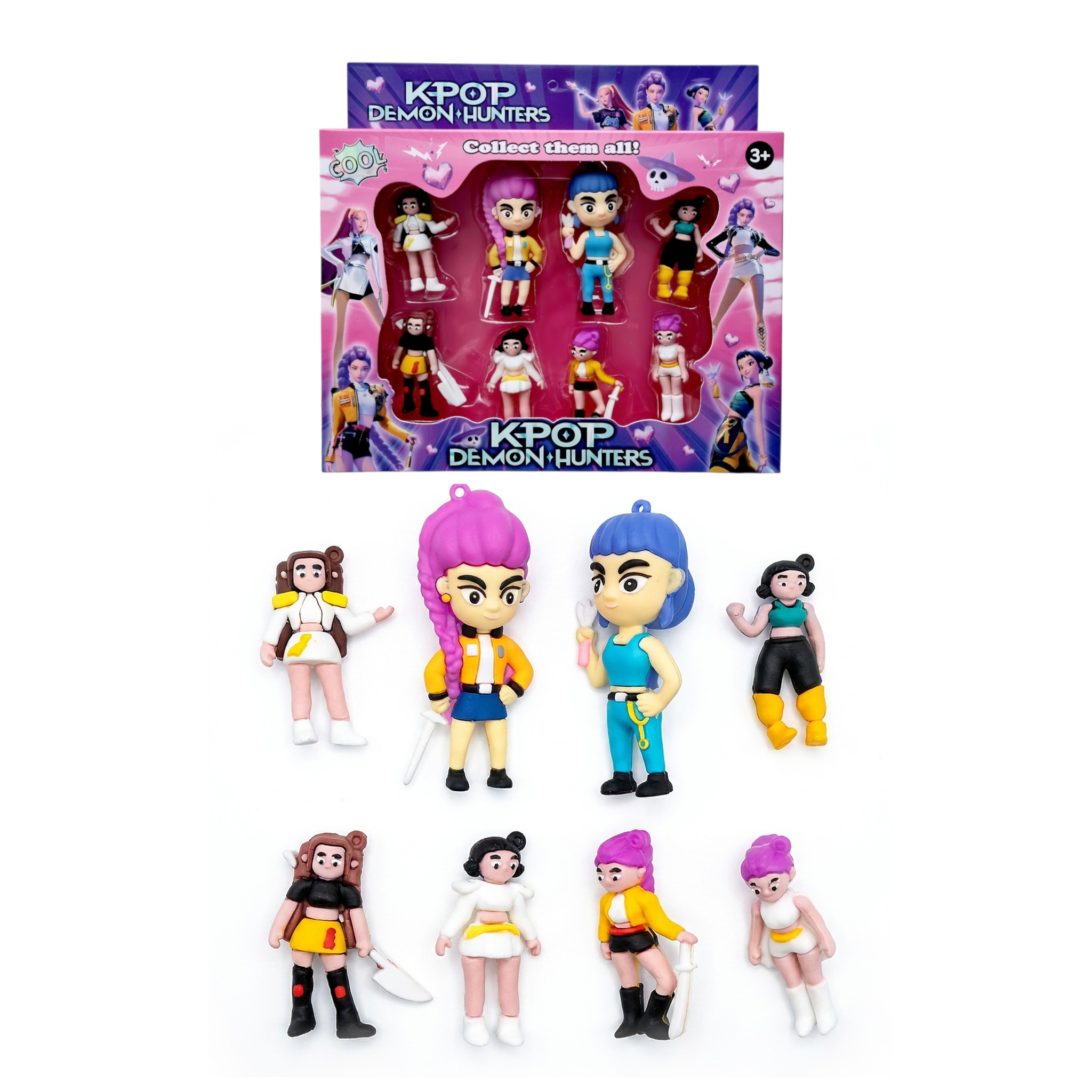 Toybit Sada figurek Demon Hunters K-pop 8ks
