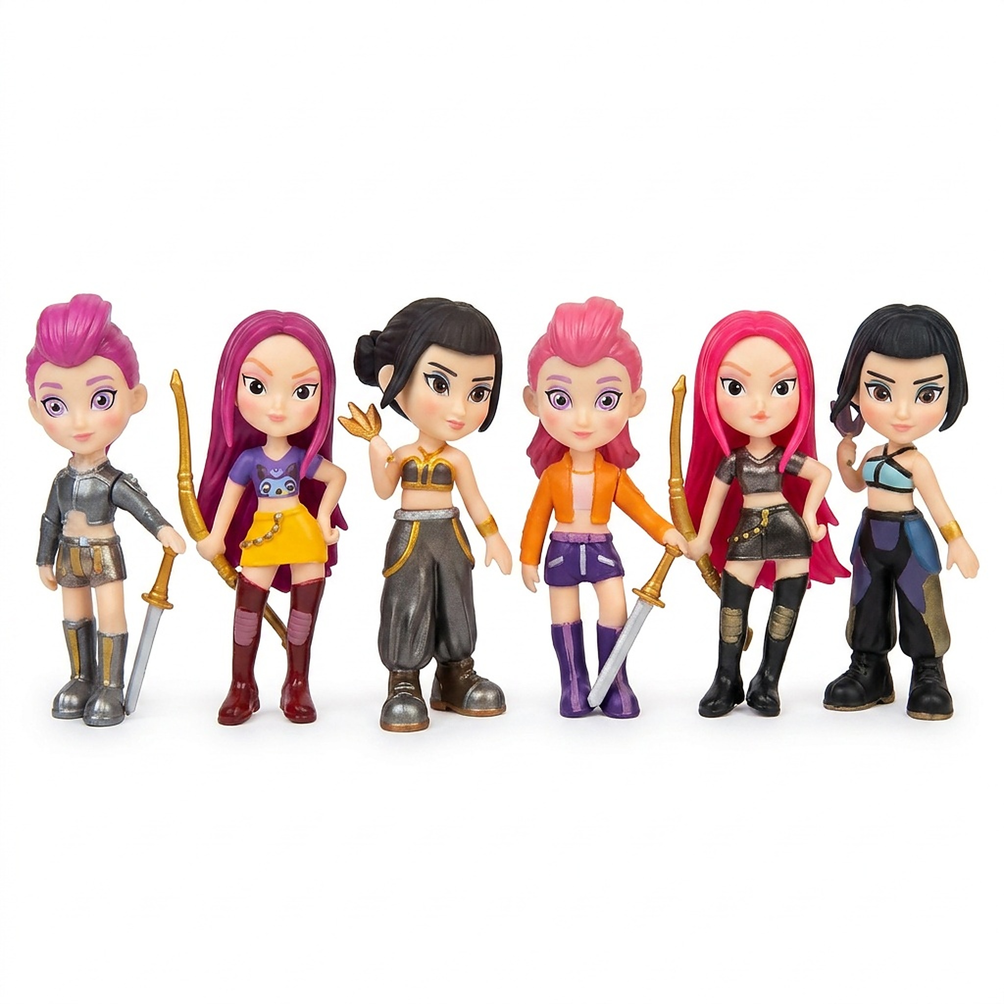 Toybit Kolekce figurek Demon Hunters K-pop 6ks 10cm