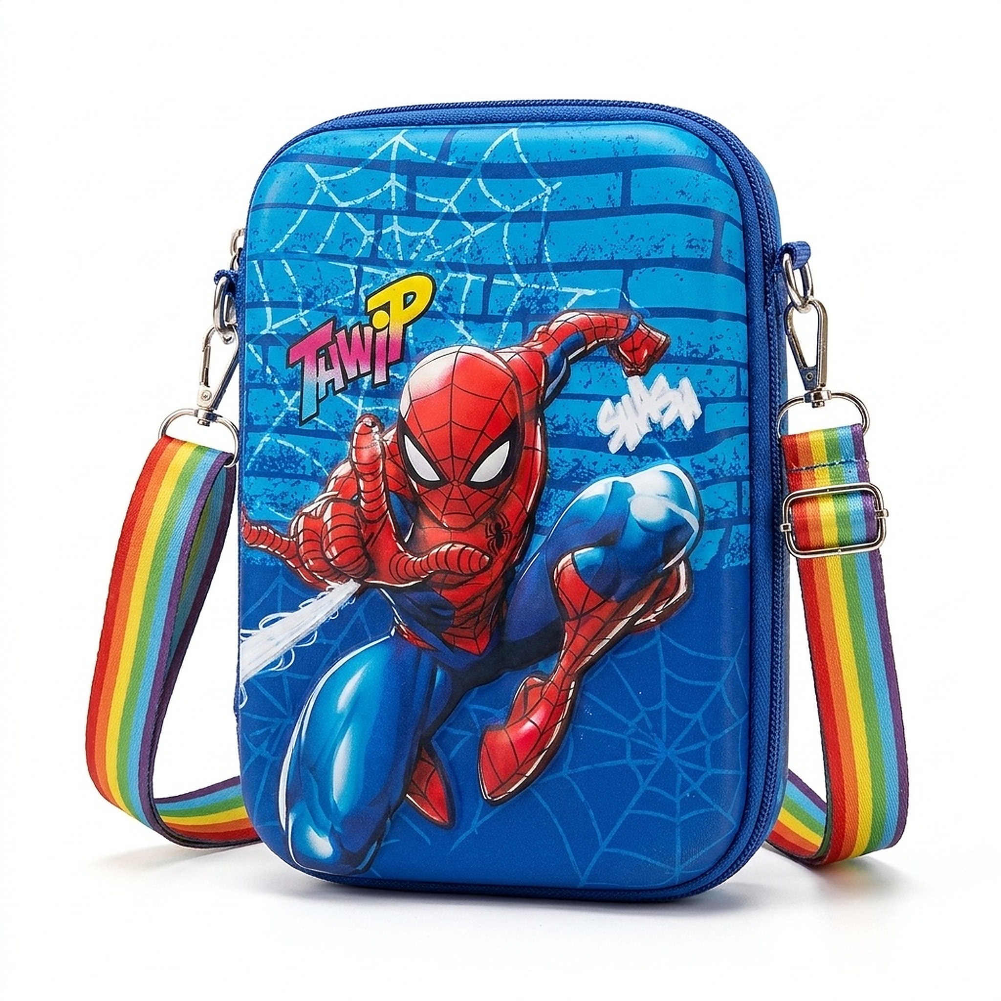 Bagito Dětská taška přes rameno Spiderman Jump 3D