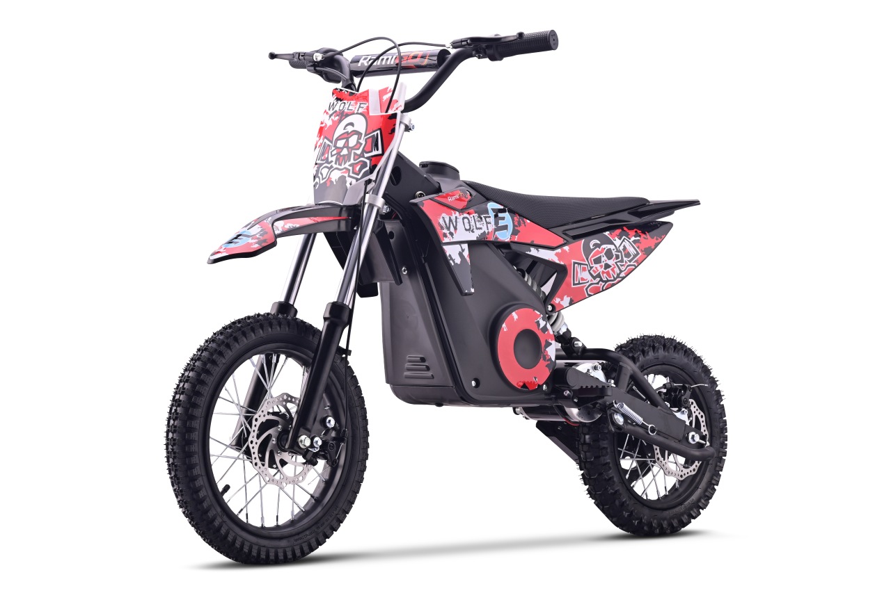 Elektrická motorka Ramiz WOLF-E, červená