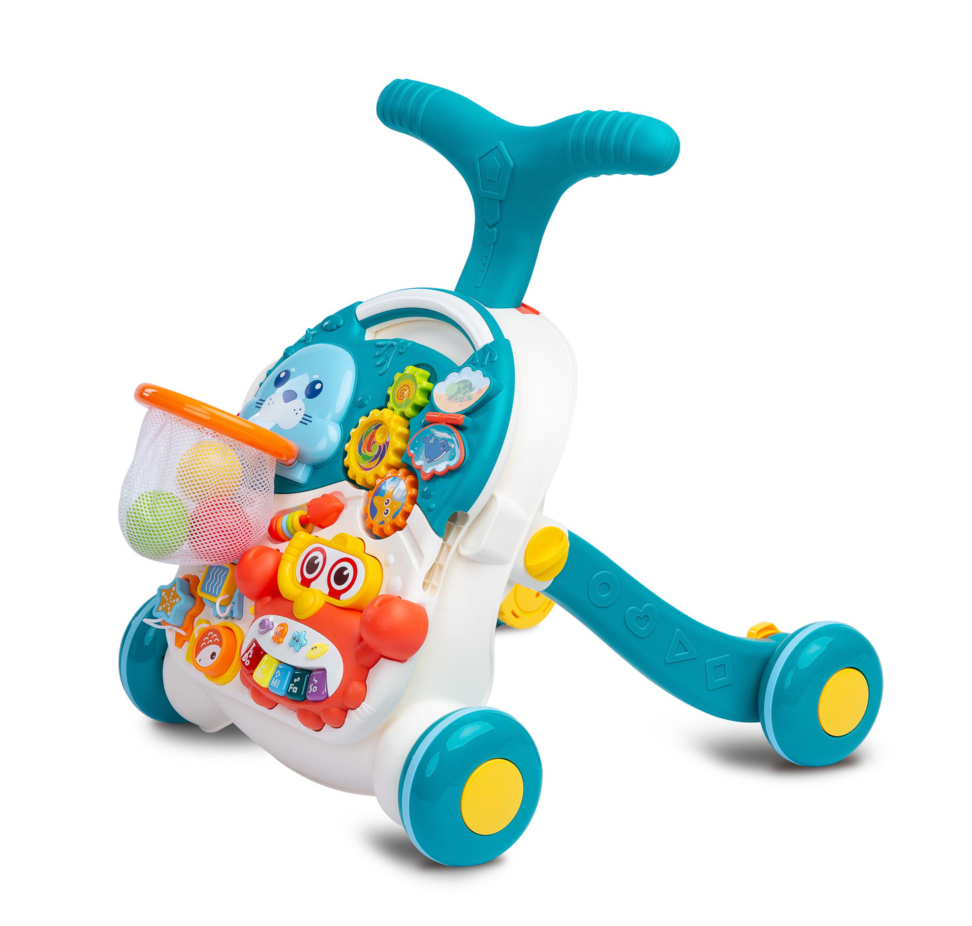 Levně Dětské chodítko Toyz 2v1 SPARK Barva: Turquoise