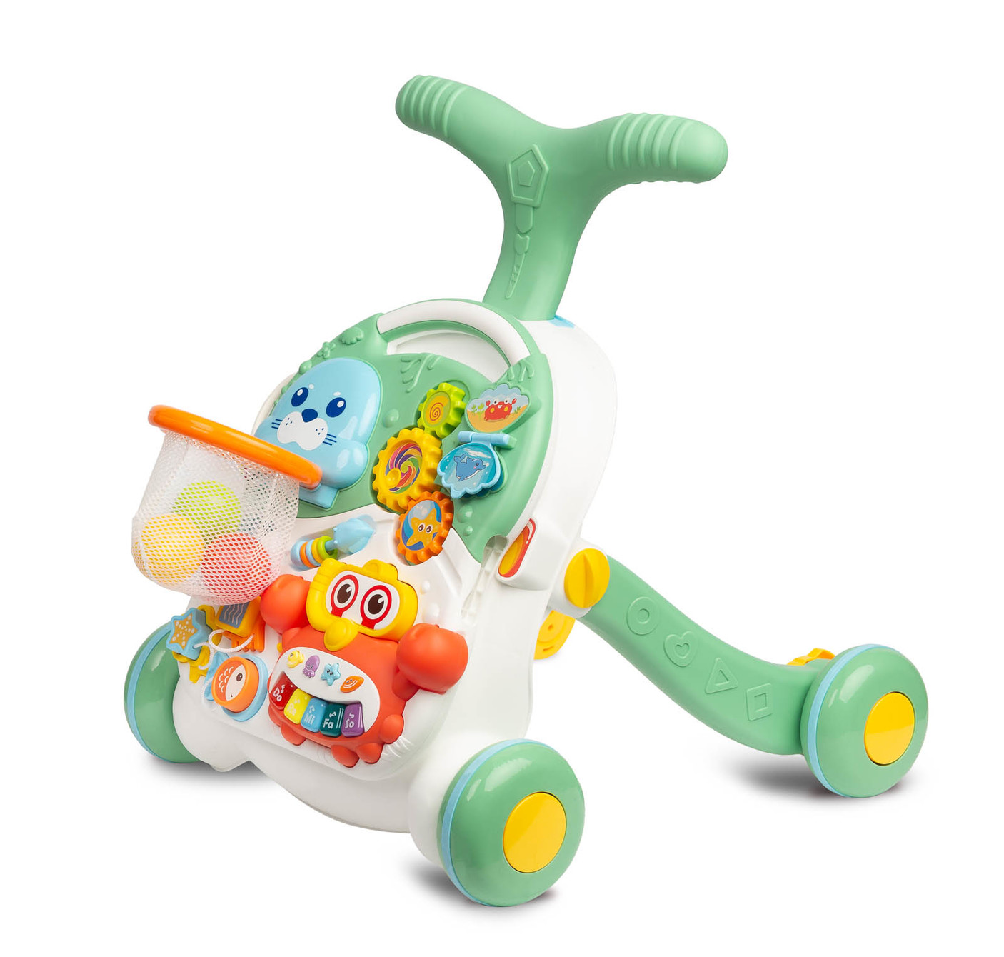 Levně Dětské chodítko Toyz 2v1 SPARK Barva: Green