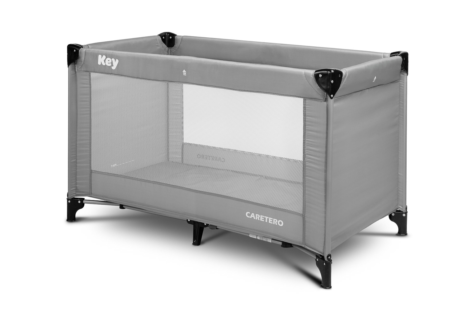 Levně Cestovní postýlka CARETERO Key Barva: Grey