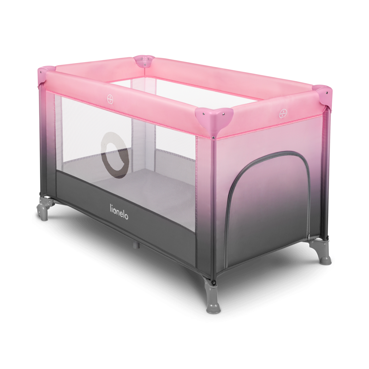 Levně Lionelo cestovní postýlka STEFI Barva: Pink Ombre