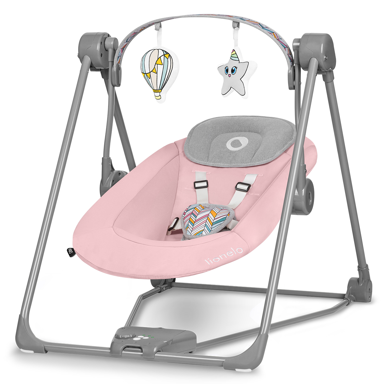 Levně Lionelo dětské houpací křesílko OTTO Farba: Pink Baby