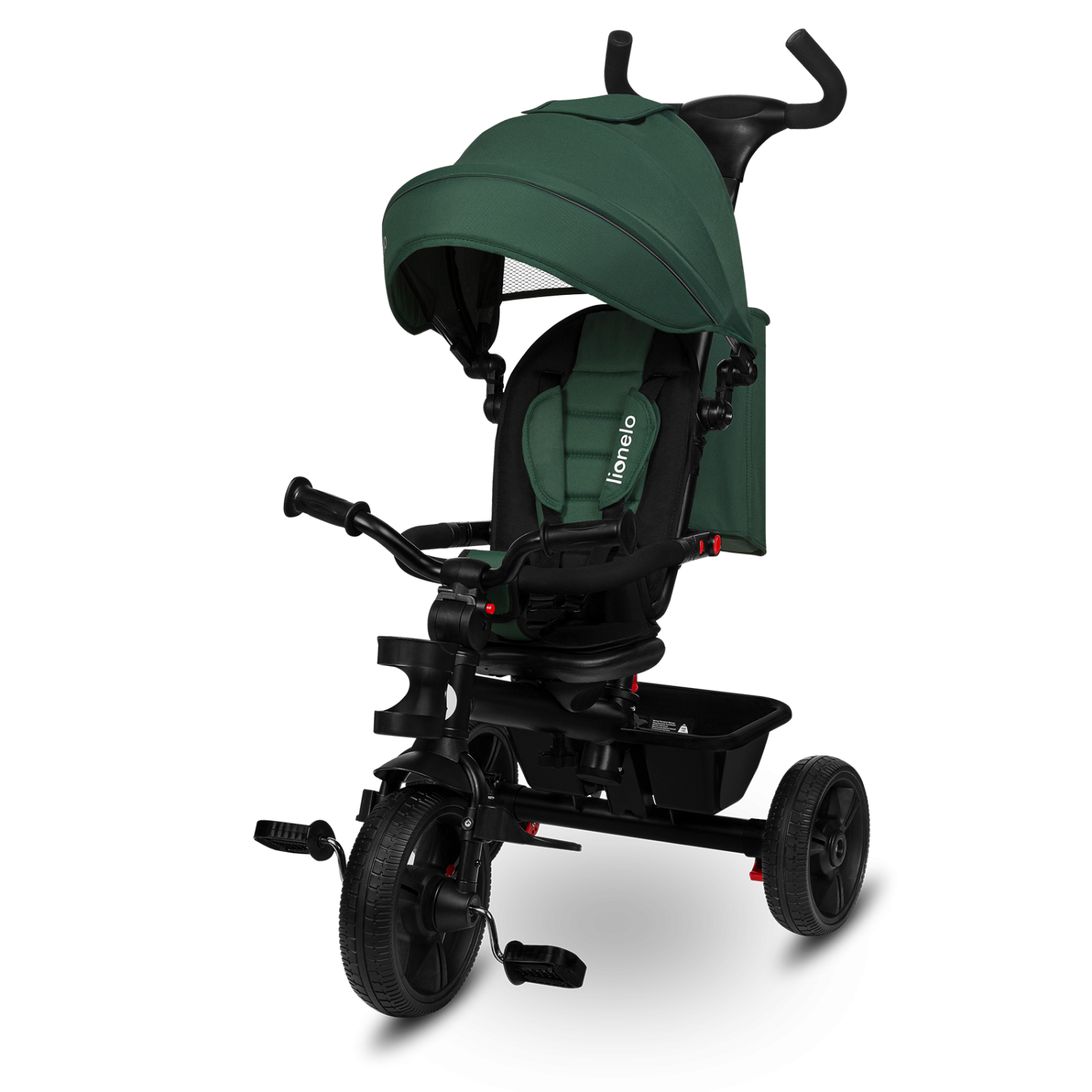 Levně Lionelo tříkolka 2v1 HAARI Barva: Green Emerald