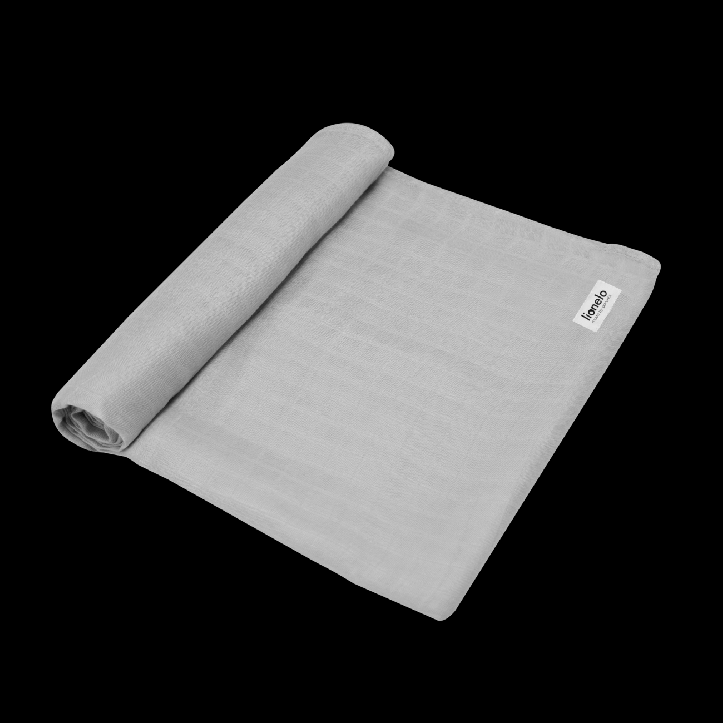 Levně Lionelo bambusová zavinovačka BAMBOO Barva: Grey Stone