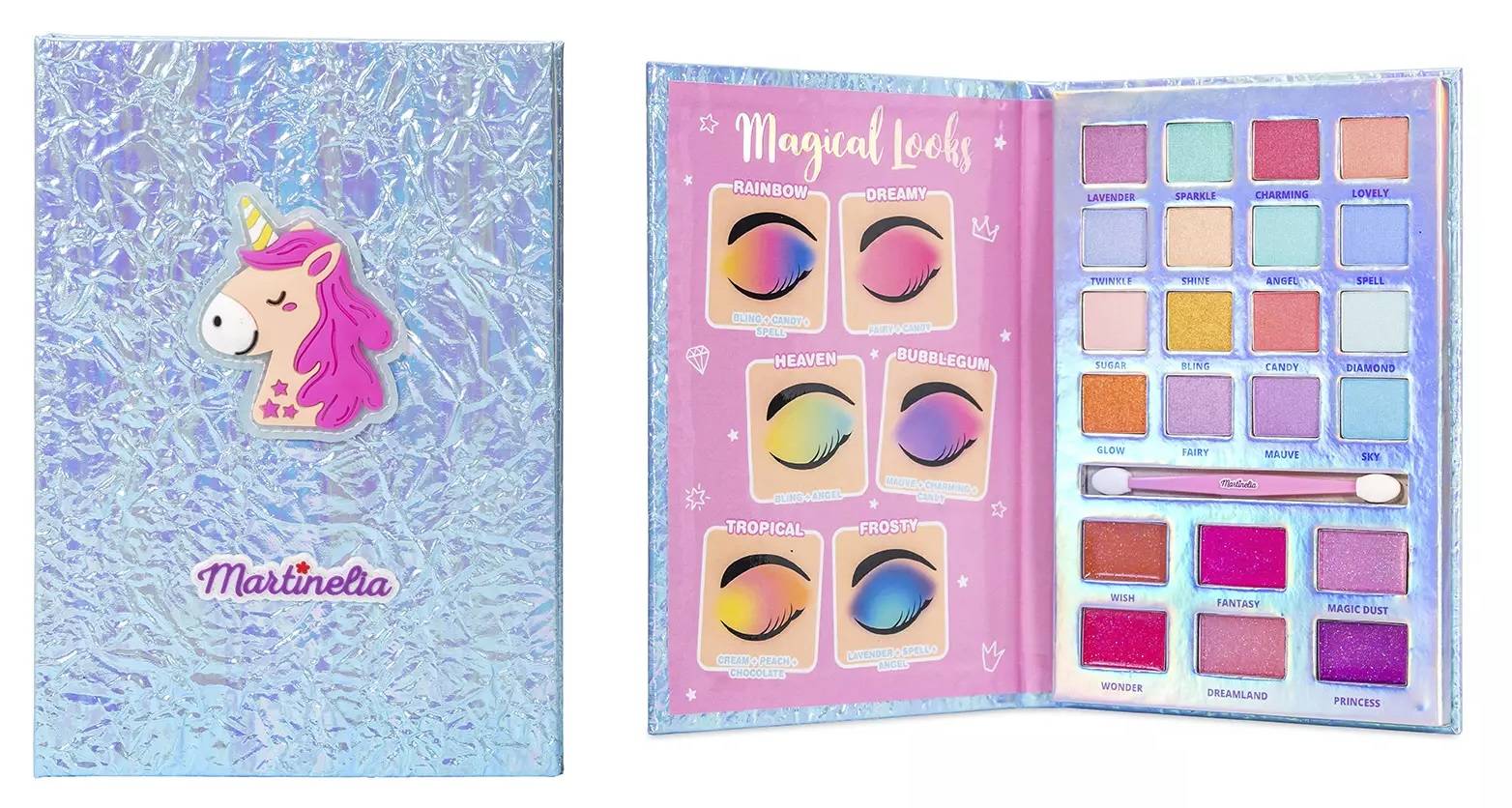Levně Martinelia Dětská kosmetická paleta Jednorožec