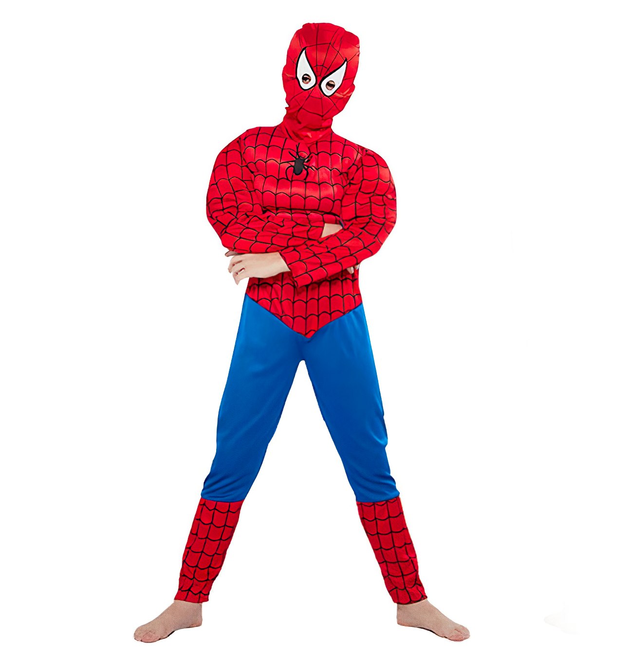 FunCo Dětský kostým Svalnatý Spiderman 98-110 S