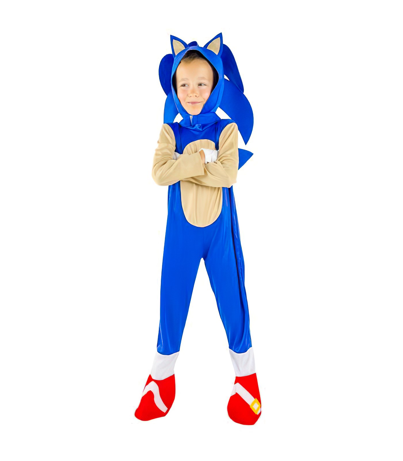 FunCo Dětský kostým Sonic s maskou a rukavicemi 122-128 M