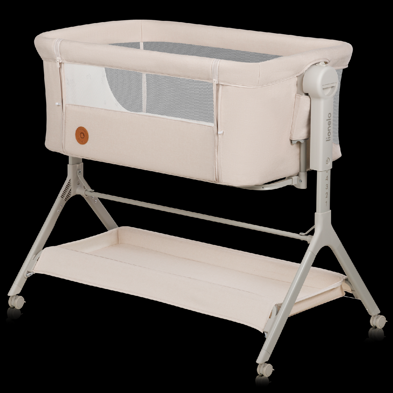 Levně Lionelo postýlka Leonie Plus Barva: Beige Sand