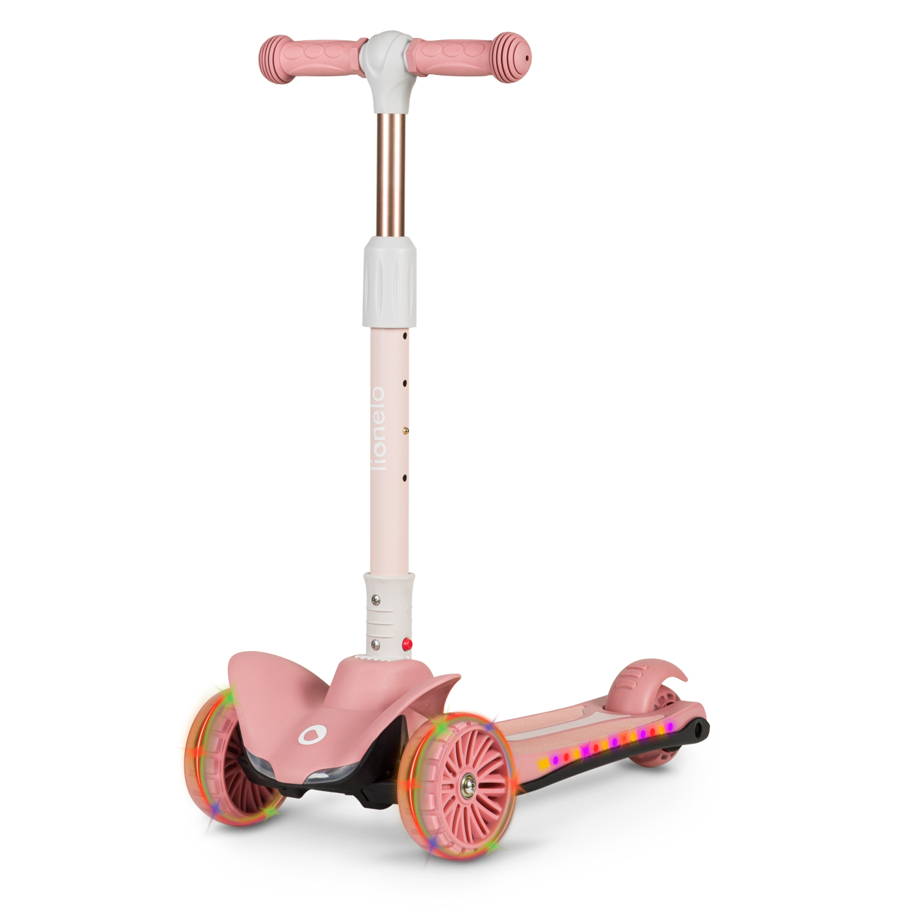 Levně Lionelo koloběžka Timmy Farba: Pink Rose