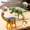 FIBH2444C sada figurek dinosauri s doplnky v boxu 54ks