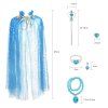 OPBH2475F souprava pelerina elsa frozen se sperky 8ks