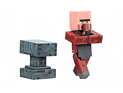 Minecraft Villager figura tartozékokkal 7cm