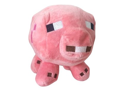 PHBH2018A plysova hracka minecraft prase 20cm