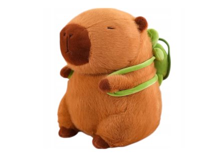 PHPL2117A plysova hracka capybara s zelvickou 23cm