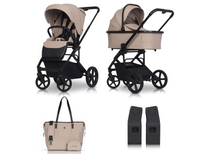 zestaw 2w1 wozek dzieciecy cavoe moi xl macaroon