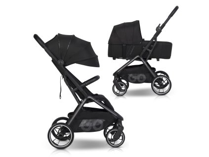 wozek dzieciecy easygo zoya 2w1 z torba ebony blac