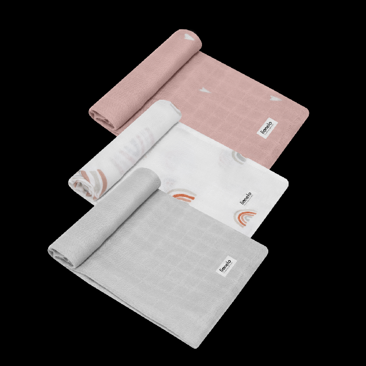 Lionelo bambusz pelenkák RAINBOW