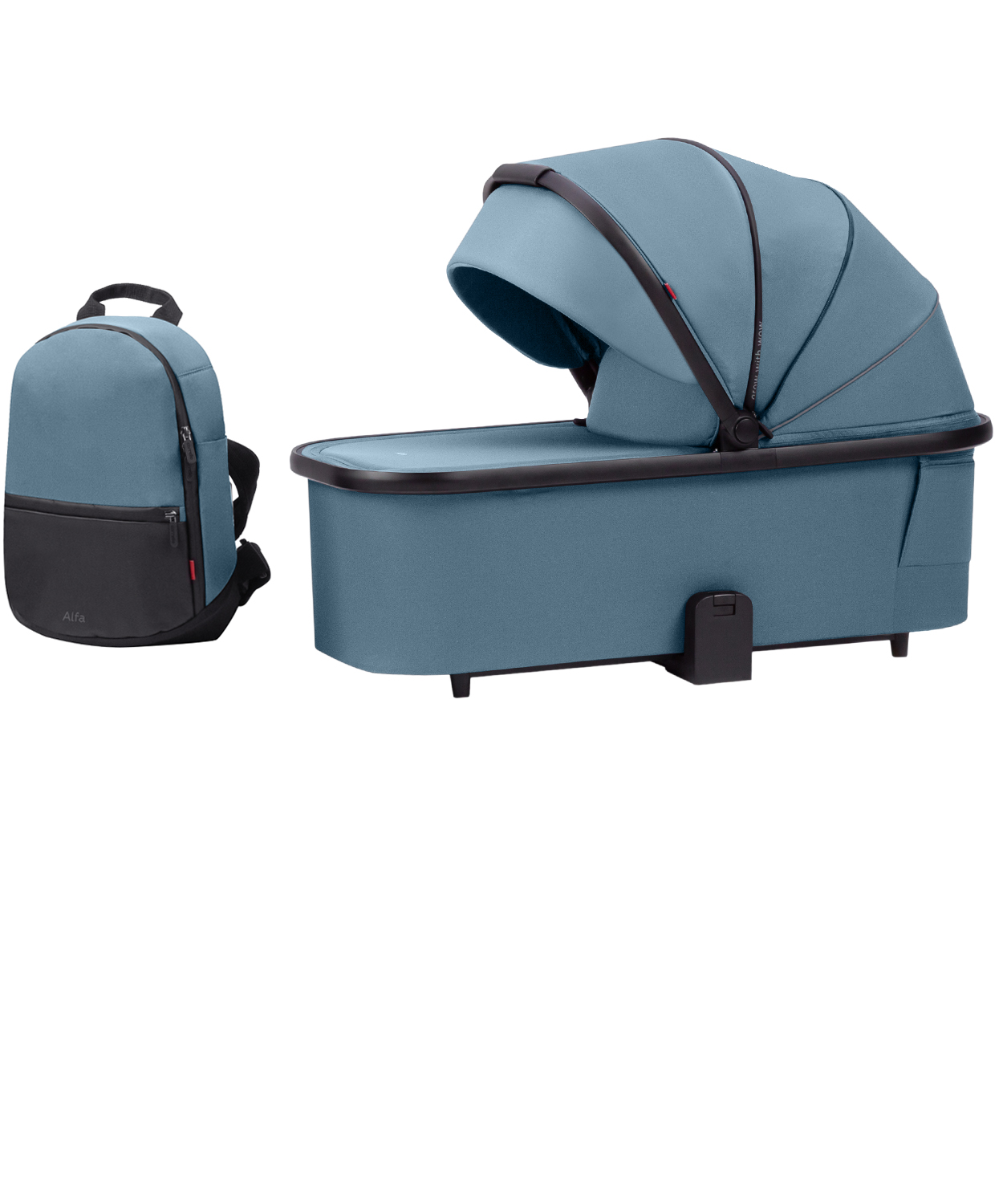 Carrello babakocsi hordozóágy Alfa Farba: Indigo Blue