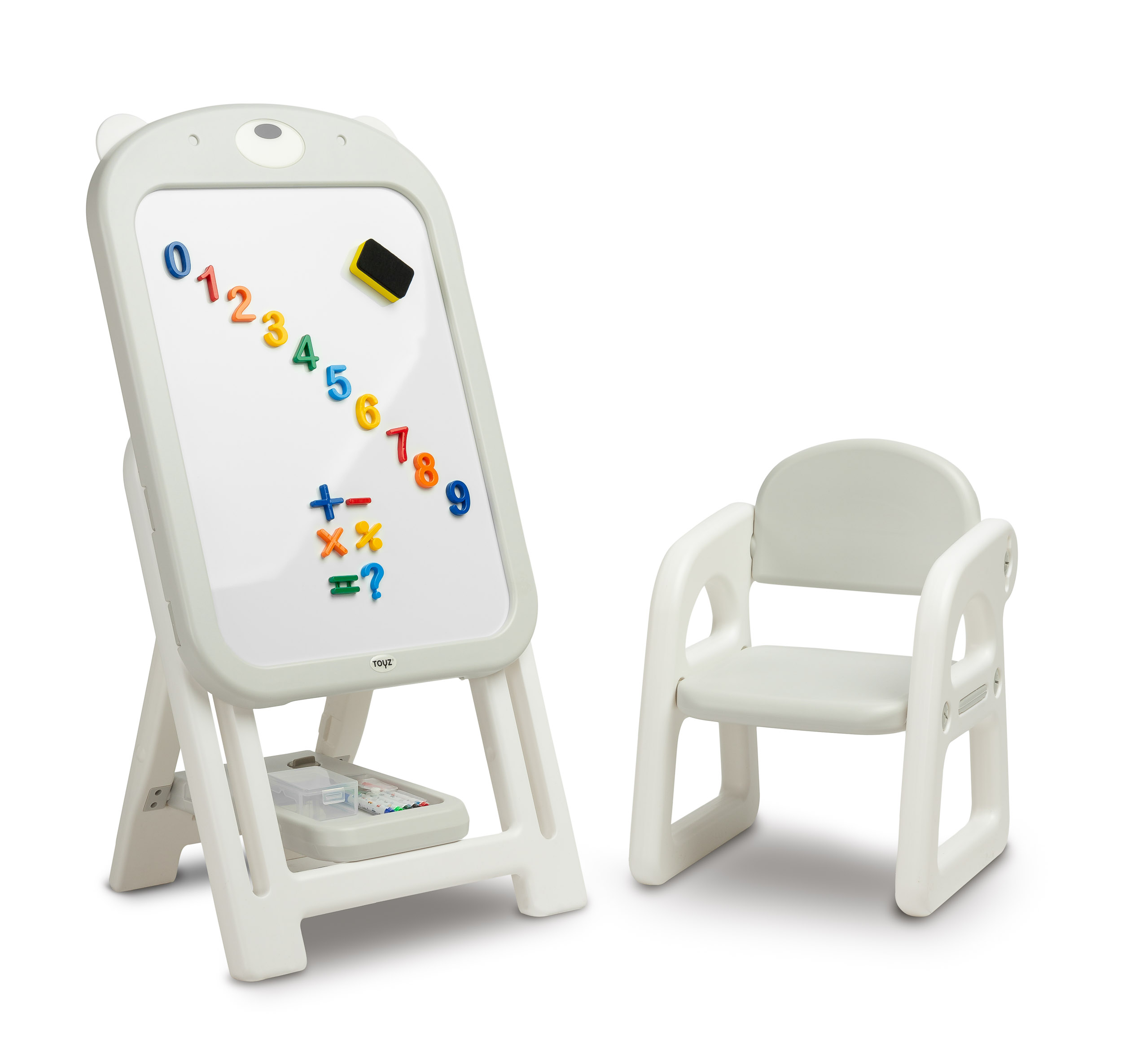 Gyermektábla székkel TED Toyz Szín: Grey