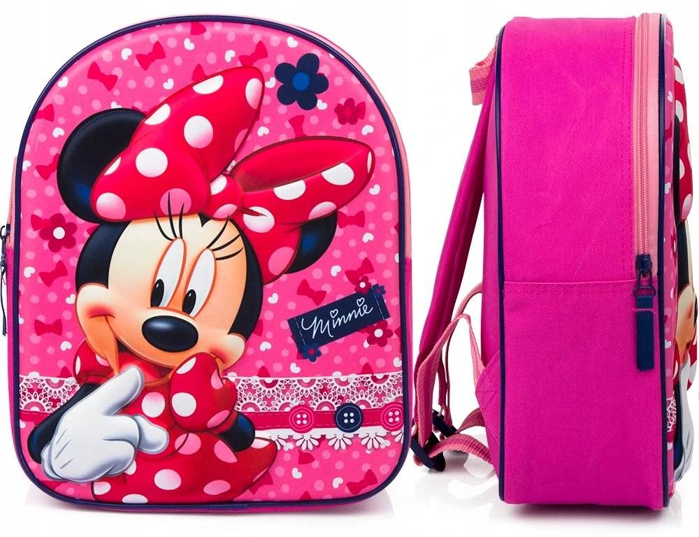 bHome Gyerek hátizsák Minnie Mouse rózsaszín 3D hatással
