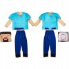 OPBH1502E detsky kostym minecraft steve 104 116 S