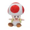 PHPL2145F plysova hracka super mario toad cervena houba 17cm