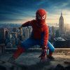 OPBH1355I detsky kostym spiderman s vystrelovakem 110 122 M