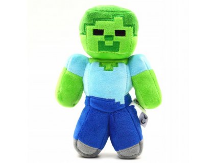 Plyšová hračka Minecraft Zombie Steeve 23cm