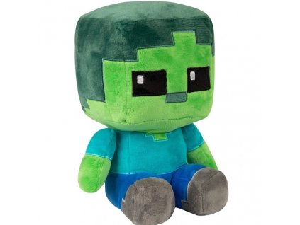 Plyšová hračka Minecraft Baby zombie Steve 18cm