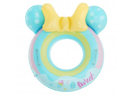 BABH1627A detsky nafukovaci kruh mysak modry 50cm s uchyty