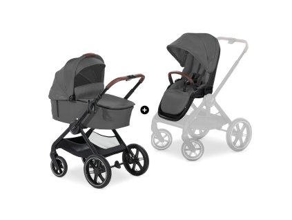 Hauck Sada 2v1 Kočík Walk N Care Air Dark Grey