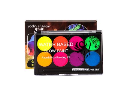 OPBH1869A detska sada barev na oblicej a telo neonova 16ks