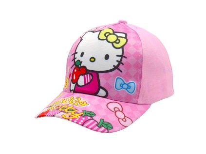 Detská šiltovka Hello kitty s potlačou S/M