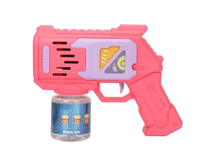 BUBH2216A automaticka pistole na bubliny ruzova s naplni