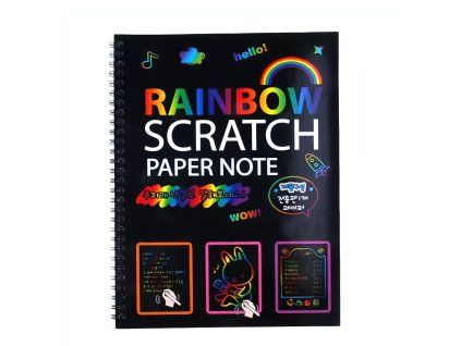 VPKO2387A vyskrabavaci blok scratch art 10 listu c5