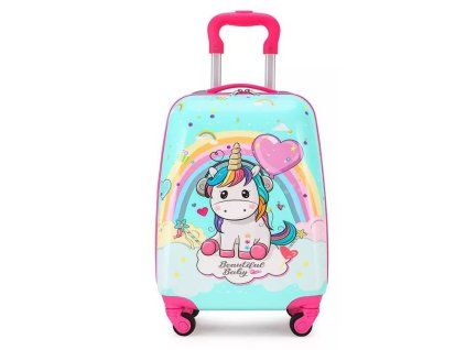 KFBH1205A detsky cestovni kufr jednorozec 29l