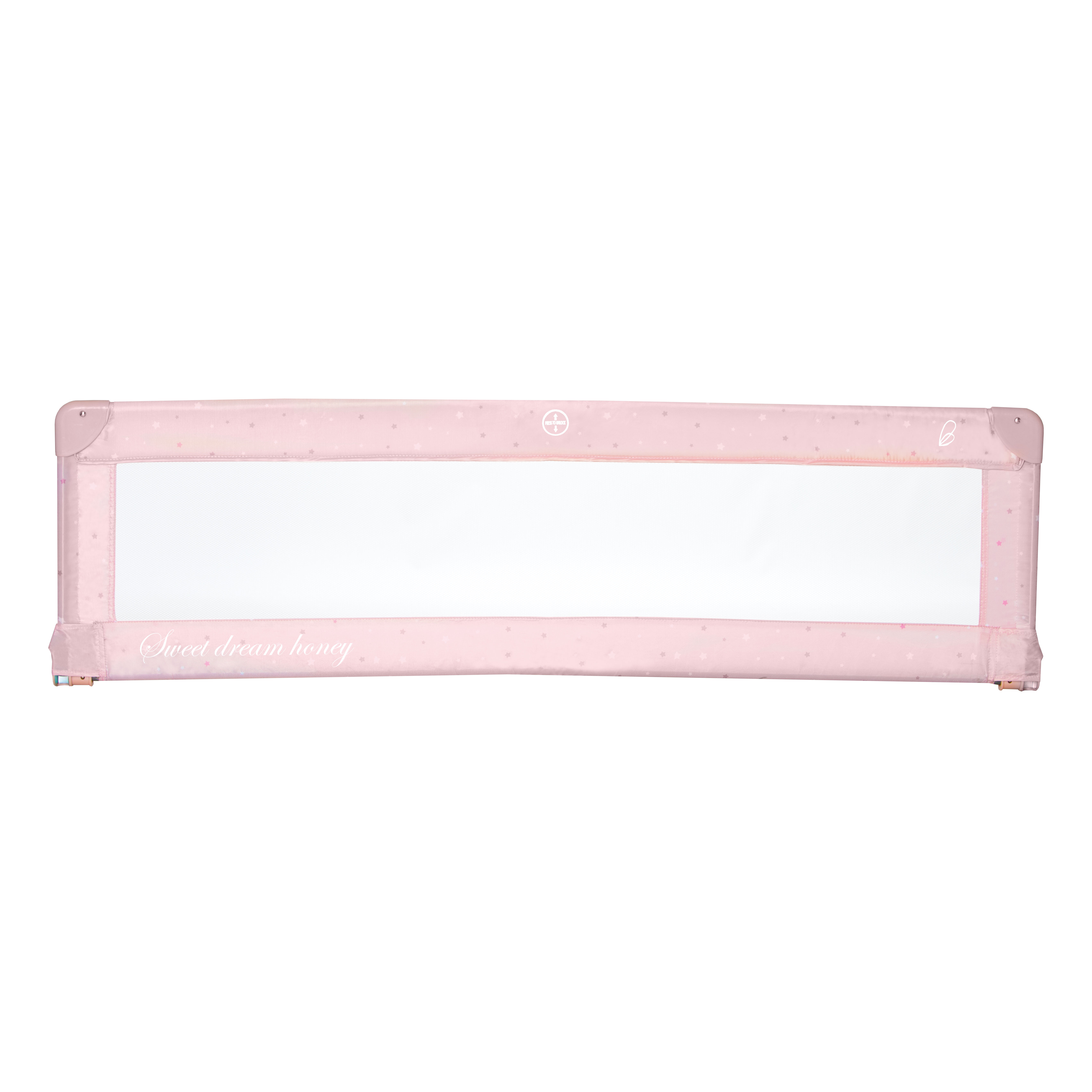 Asalvo Zábrana na posteľ 150 cm stars pink