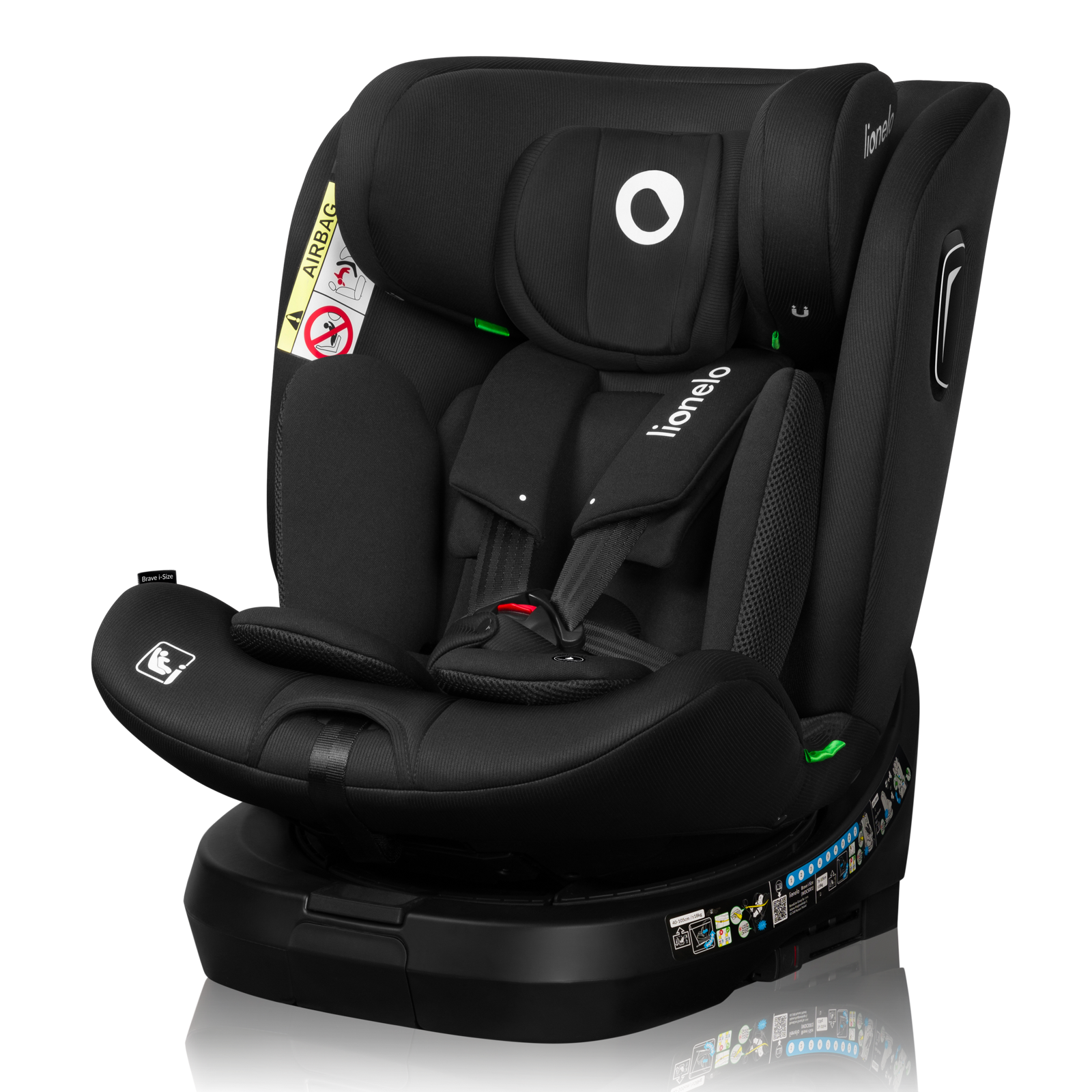 Autosedačka Lionelo Brave I-Size 40 - 150 cm Farba: Black Carbon