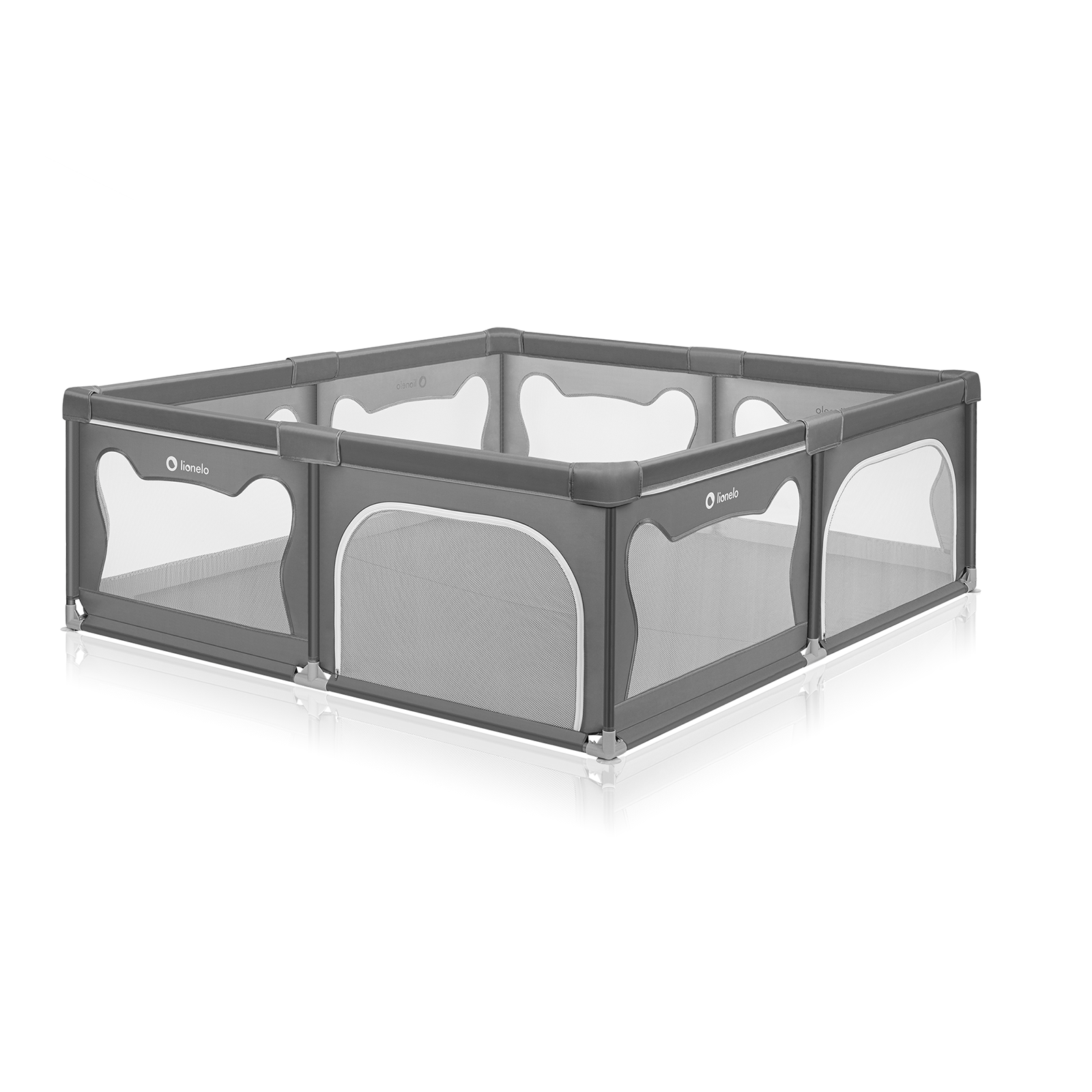 Lionelo detská ohrádka Willow XL Farba: Grey Concrete