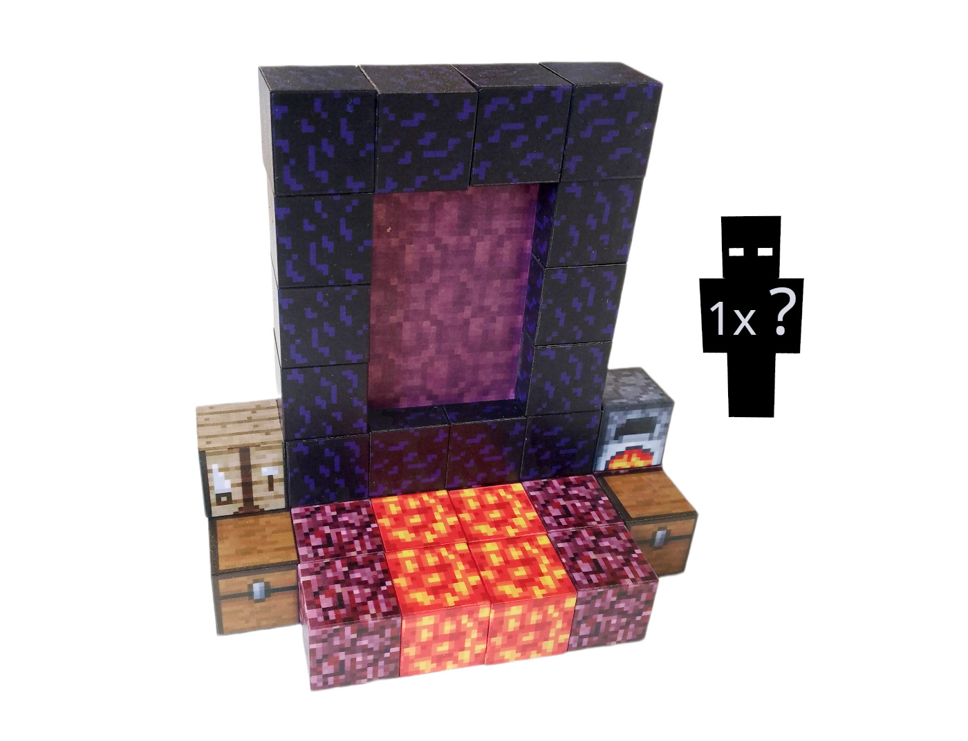 Magnetická stavebnica Minecraft Portál 32ks
