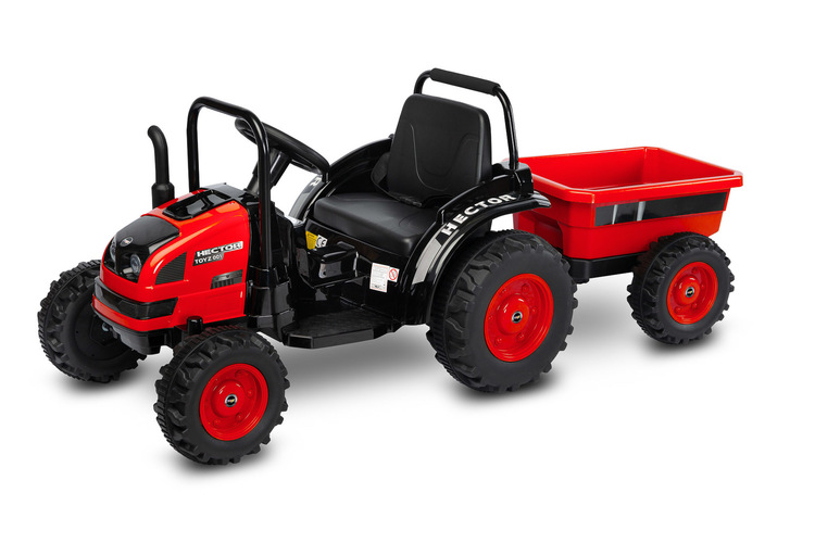 TOYZ Detské elektrické auto traktor HECTOR Farba: Red