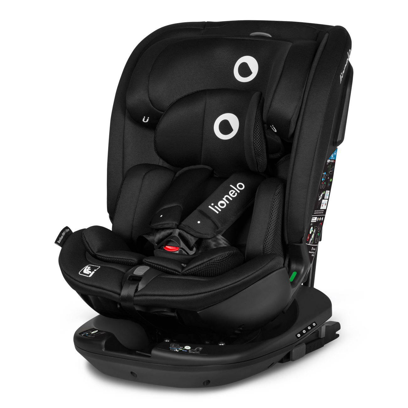 Autosedačka Lionelo Bastiaan RWF i-size 40-150 cm 0-36 KG Farba: Black Carbon