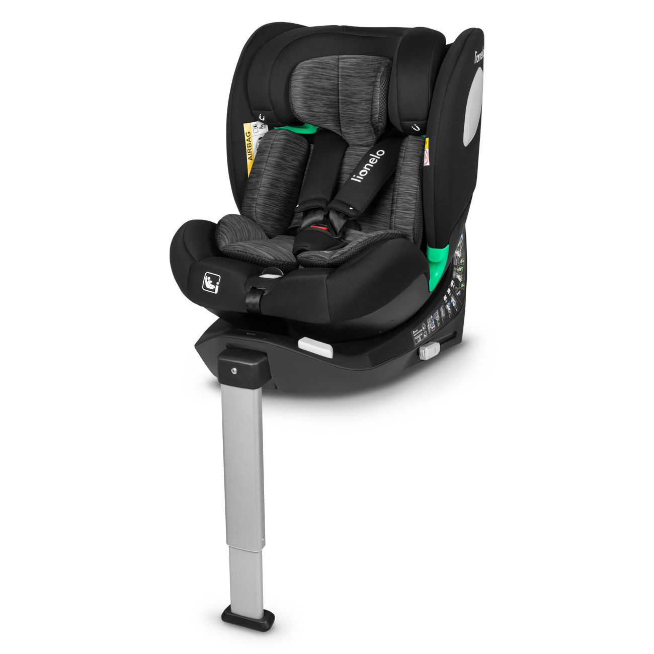 Autosedačka Lionelo Braam I-size 40-150 cm 0-36 Kg Farba: Black Carbon